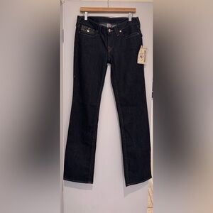 True Religion Women's Midnight Blue Boot Cut Jeans